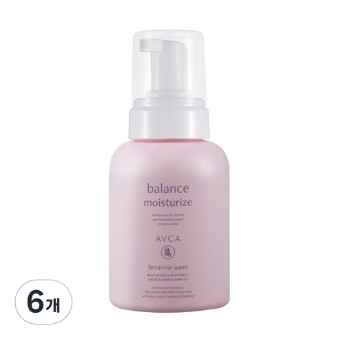 아브카 퓨어 앤 버블 약산성 여성청결제, 6개, 300ml