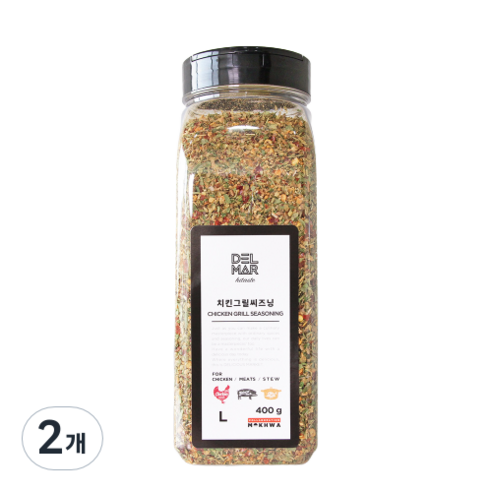 딜리셔스마켓 치킨그릴씨즈닝, 400g, 2개
