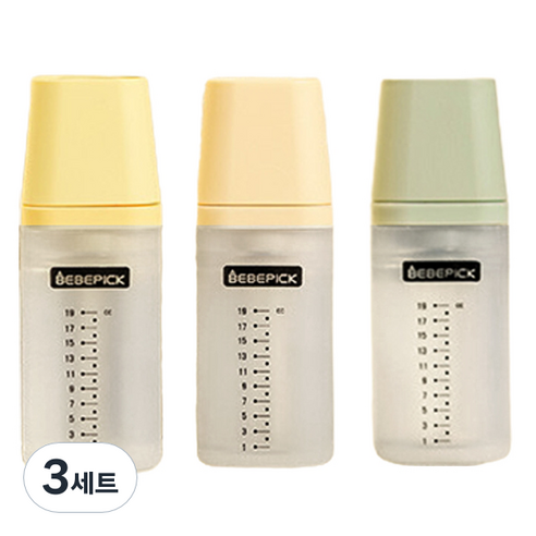 베베픽 다회용 실리콘 약병 3P 세트, 3세트