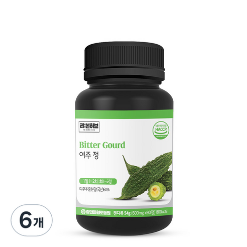 참앤들황토농원 국산 여주 정, 90정, 6개