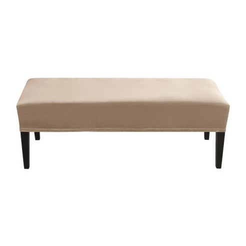 무지무지 피아노 의자 커버 112~150 x 35~45 x 8~14 cm, 카멜, 1개