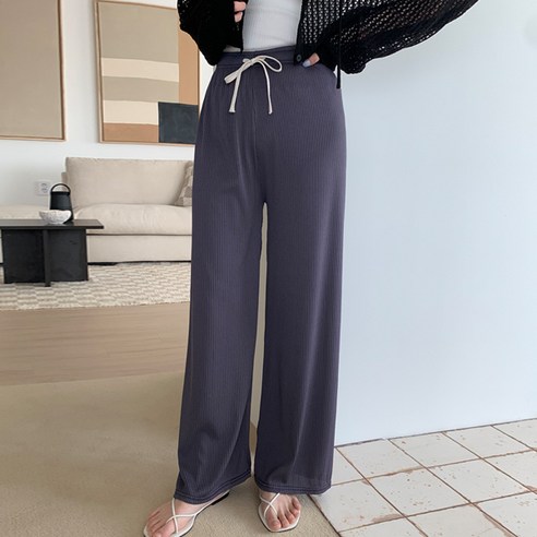 봉봉스토리 눈치게임 임산부 골지 밴딩팬츠