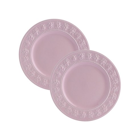 웨지우드 페스티비티 20cm 접시, 2p, 핑크 접시2p, 핑크