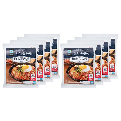 매콤하고 편리한 청정원 호밍스 오리지널 냉동 김치볶음밥