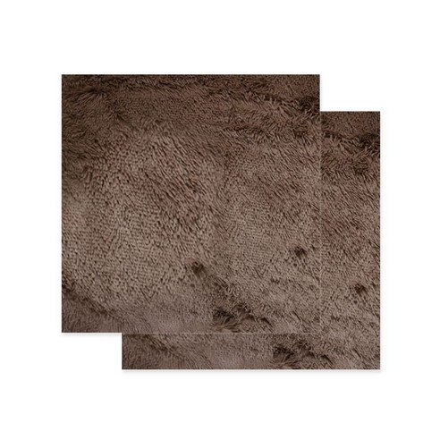대한 플러피 퍼 배경천 소형 40 x 50 cm BF-022, BF-022(브라운), 2개