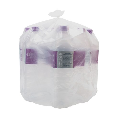 쓰리포 분리수거함 배접 쓰레기봉투 유백 소, 1000매, 40L