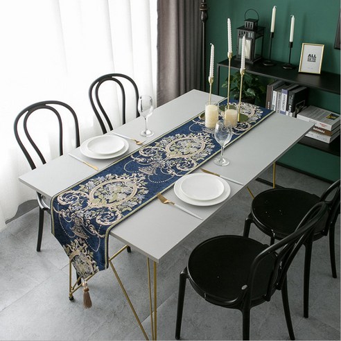 빈티지 테이블 러너 Q147, 타입2, 35 x 250 cm