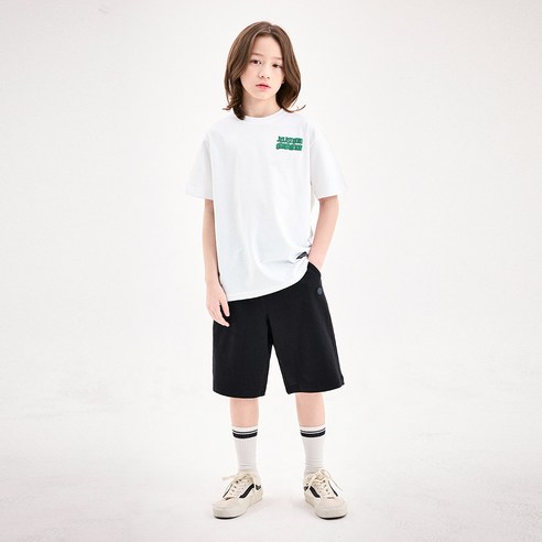 젤리스튜디오 아동용 캐주얼발포타이포 루즈핏 티셔츠