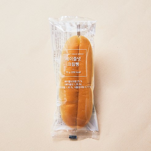 신라명과 헤이즐넛 크림빵, 70g, 1개입, 1개