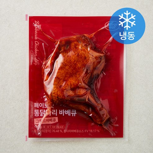 페이보잇 통닭다리 바베큐 그릴드 바비큐 (냉동), 190g, 1개