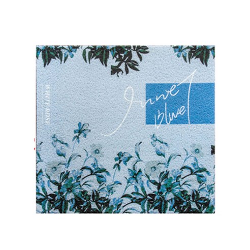 JCP 홈데코 트로피컬 도어 매트, 블루