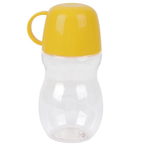 피넛컵 물병, 옐로우, 350ml, 1개