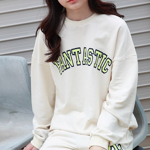 키스포 여아용 판타스틱 맨투맨