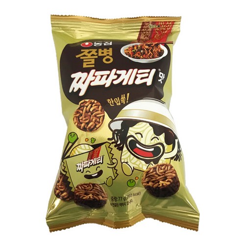 쫄병스낵 짜파게티맛, 77g, 1개