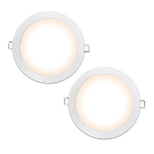 가온엘이디 15W LED 다운라이트 DS, 화이트(센서등), 전구색(조명), 2개