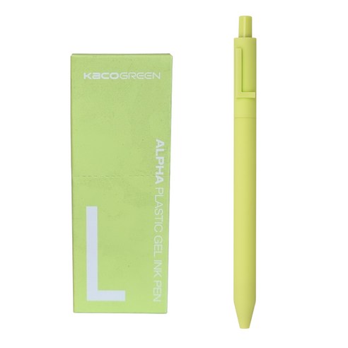 카코 알파 소프트 중성 젤펜 0.5mm, 알파벳 L, 10개