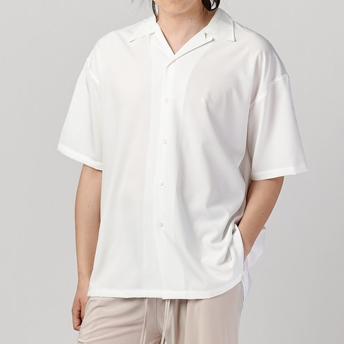 하이후 남성용 더블카라 버튼고리 반팔 셔츠 HH2003