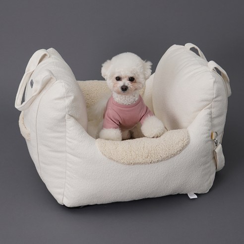 레드퍼피 강아지 카시아 카시트, IVORY, 1개