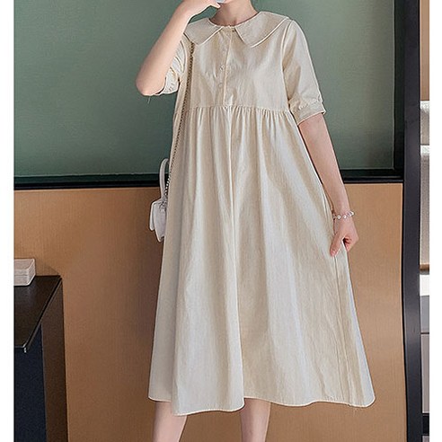 출산후에도 편안하게 입을수있는 임산부 빅사이즈 원피스