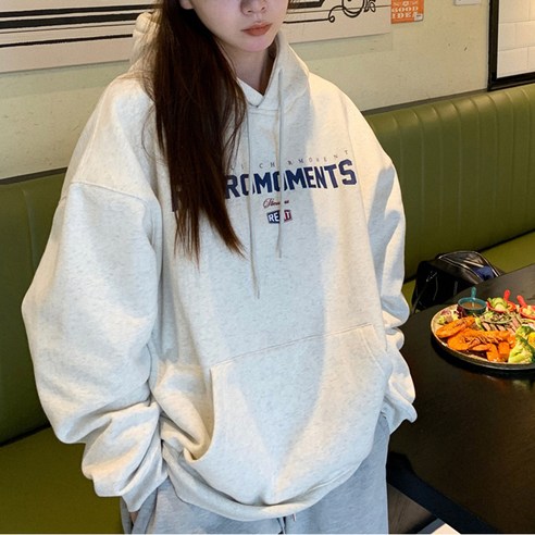 마켓에이 여성용 하먼 루즈핏 후드 티셔츠 T24FW3-A0969