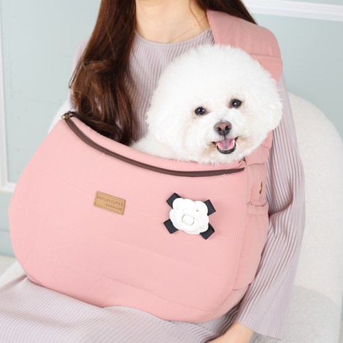 에이미러브즈펫 하프슬링 폼동백, 핑크
