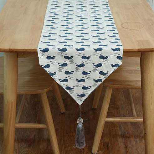 빈테리어 인테리어 포인트 태슬 테이블 러너, TYPE 18, 30 x 220 cm