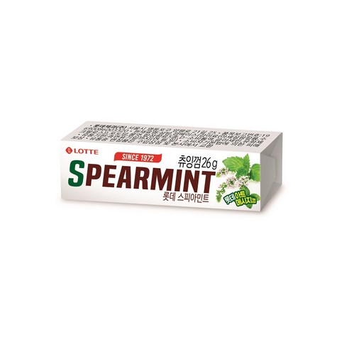 스피아민트 츄잉껌, 26g, 1개