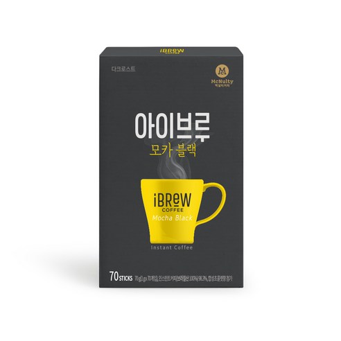 맥널티 아이브루 모카블랙 커피믹스, 70개입, 1개, 1g