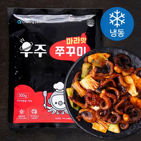 우주쭈꾸미 마라맛 (냉동), 300g, 1개