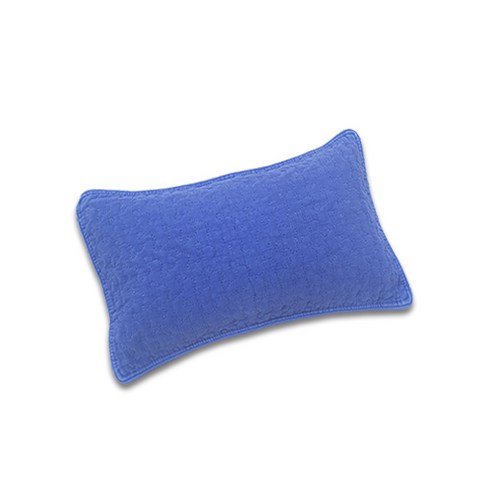 편백아트 프리미엄 편백 큐브칩 베이직 베개, 연파랑(베개커버), 랜덤발송(속커버), 1개