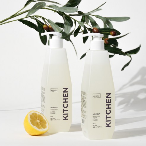 안심 성분으로 깨끗하게, 마더케이라이프 주방세제