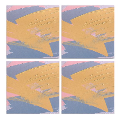 마켓A 레트로 유화 점착 메모지, TYPE13, 4개