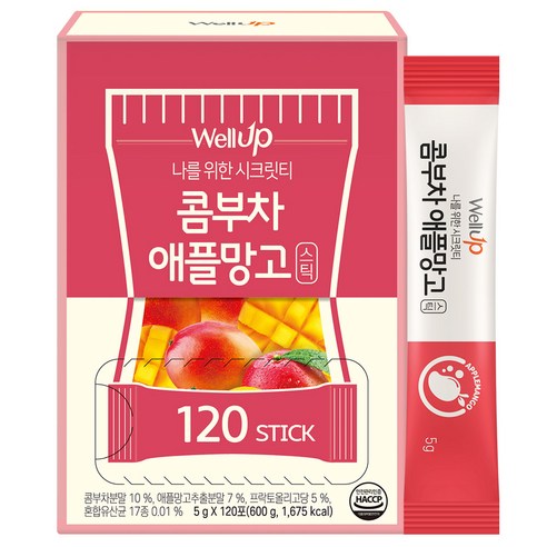 로엘 콤부차 애플망고맛 분말스틱 홍차, 5g, 120개입, 1개