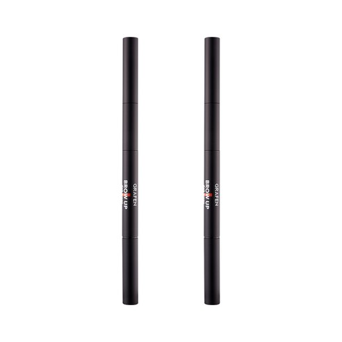 그라펜 브로우업 브로우펜슬 0.5g, 다크 브라운, 2개