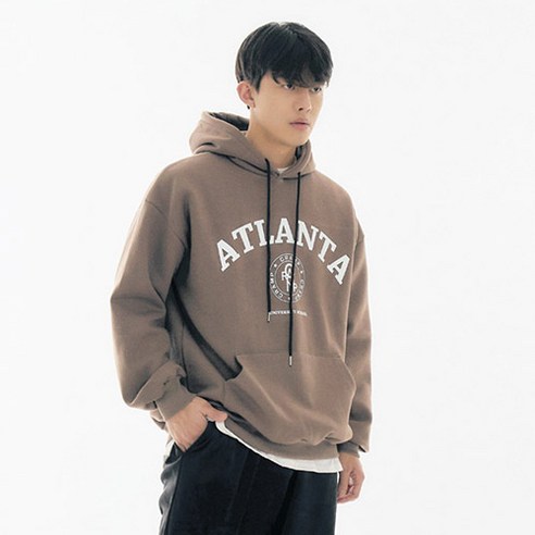 크램프 남성용 아틀란타 기모 후드티