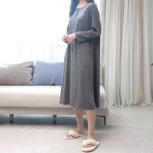 보리맘 클리 임산부 원피스 수유복 잠옷 홈웨어 ID216