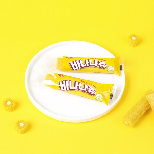 달콤한 바나나 맛으로 치아 건강을 지키는 슈퍼포우 바나나츄 덴탈껌!