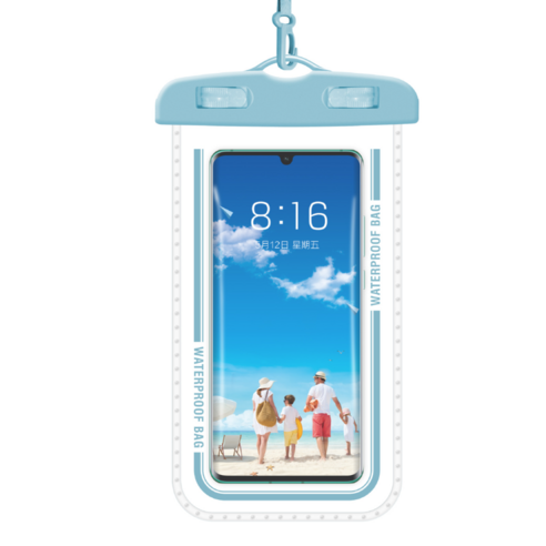 동그란주먹 테크락 스마트폰 방수팩, 민트, 1개