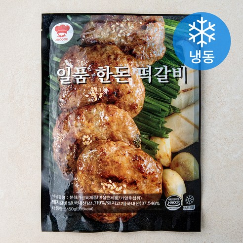진푸드 일품 한돈 떡갈비 (냉동), 1개, 450g