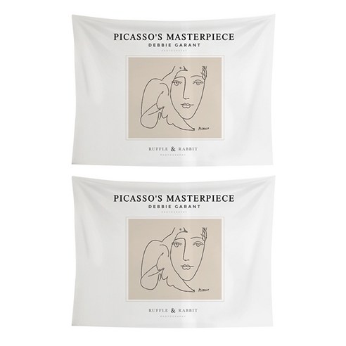 블럭마트 Henry Matisse 인테리어 행잉 가리개커튼 패브릭 포스터 2p, TYPE2