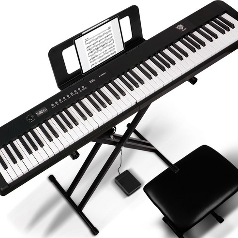 층간소음 걱정 없이, 나만의 공간에서 즐기는 88건반 피아노 연주!