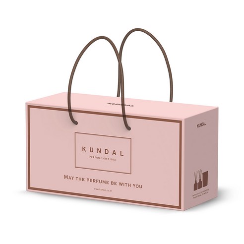 쿤달 시그니처 퍼퓸 디퓨저 200ml x 2p + 캔들 500g 선물세트, 블랙체리, 베이비파우더