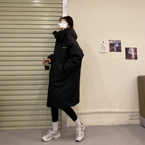 최신 여성용 오버핏 롱패딩