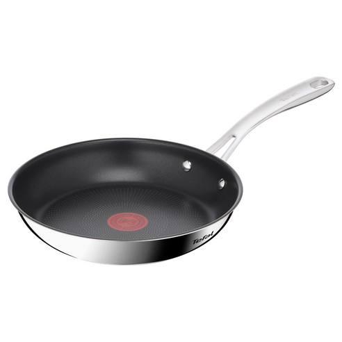 테팔 인덕션 스테인리스 스틸 3X 퍼펙트 레지스트 프라이팬, 24cm, 1개
