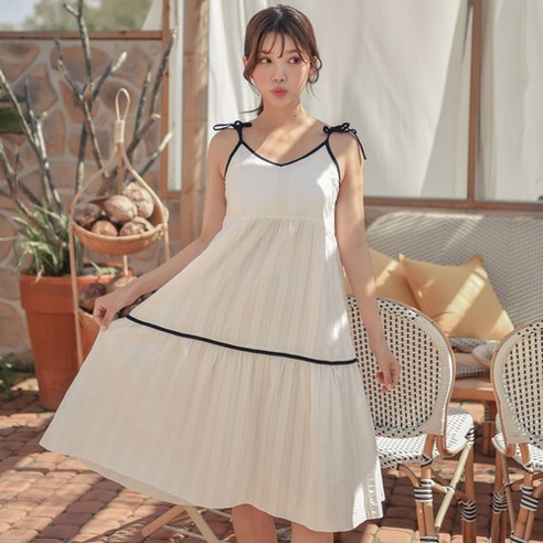 코코드림 여성용 화야트룩 캡내장 원피스 HY2120