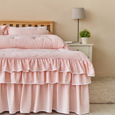 류금숙 라인 케어 프릴 차렵이불 세트