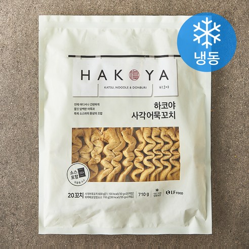 하코야 사각어묵꼬치 (냉동), 710g, 1개