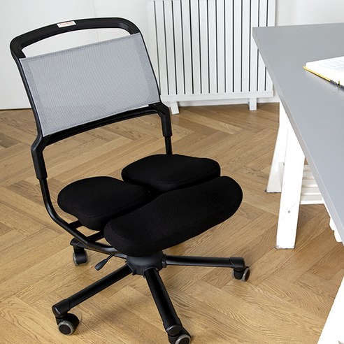 노바디체어 허리에좋은 허리편한의자 사무용 공부 편안한 기능성 의자5, K30 그레이