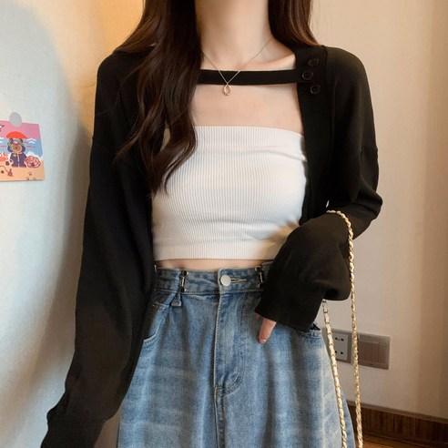 女性 時尚 服裝 頂部 短 開衫 成年女性 成年女性 女性 女人