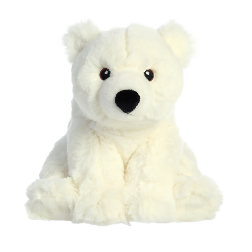 오로라월드 에코네이션 봉제인형, 25cm, 북극곰, 1개